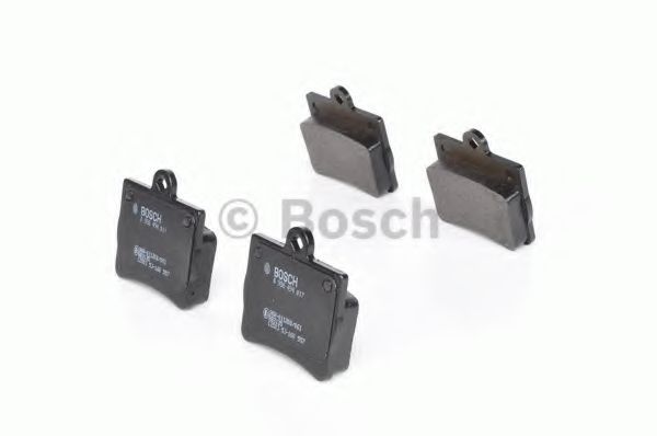 BOSCH - 0 986 494 017 - Комплект тормозных колодок, дисковый тормоз (Тормозная система)