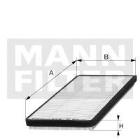 MANN-FILTER - CU 2136 - Фильтр, воздух во внутренном пространстве (Отопление / вентиляция)