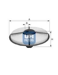 UFI - 27.197.00 - Воздушный фильтр (Система подачи воздуха)