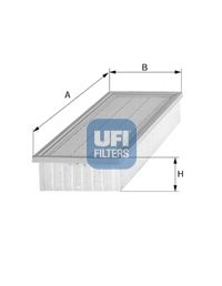 UFI - 30.016.00 - Воздушный фильтр (Система подачи воздуха)