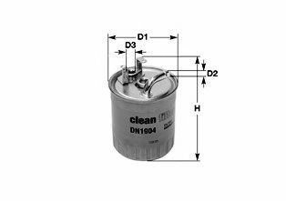 CLEAN FILTERS - DN1904 - Топливный фильтр (Система подачи топлива)
