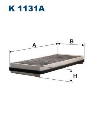 FILTRON - K1131A - Фильтр, воздух во внутренном пространстве (Отопление / вентиляция)