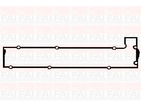 FAI AUTOPARTS - RC499S - Прокладка, крышка головки цилиндра (Головка цилиндра)