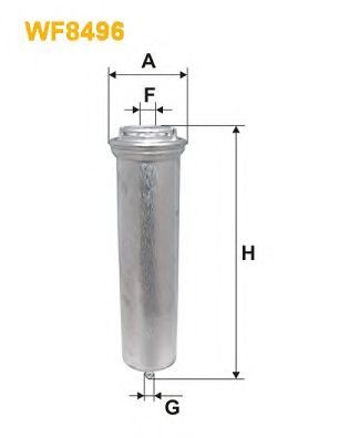 WIX FILTERS - WF8496 - Топливный фильтр (Система подачи топлива)