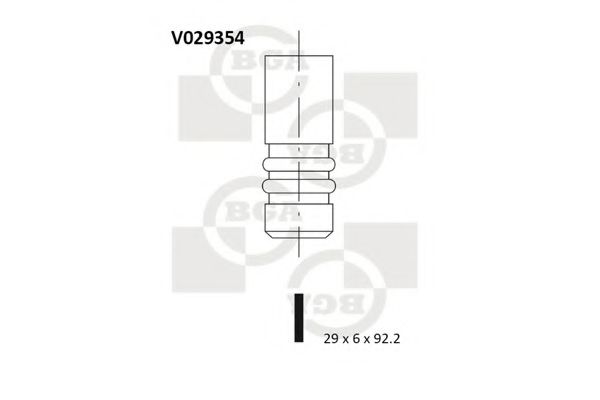 BGA - V029354 - Выпускной клапан (Управление двигателем)