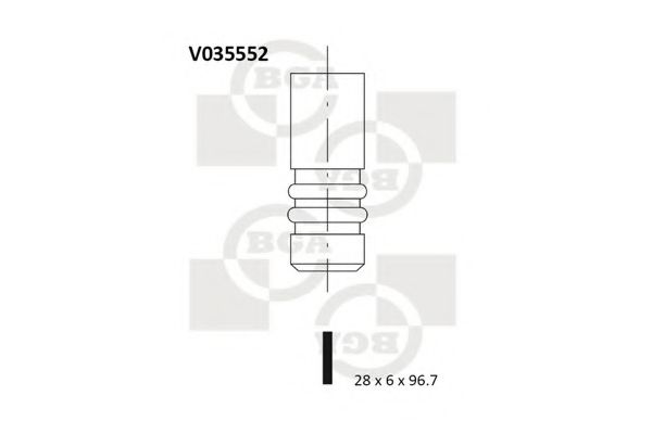 BGA - V035552 - Выпускной клапан (Управление двигателем)