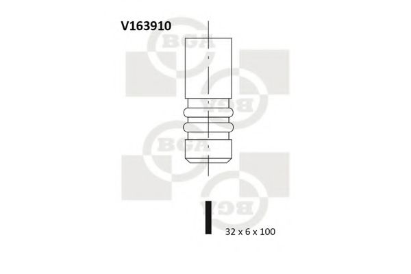 BGA - V163910 - Впускной клапан (Управление двигателем)