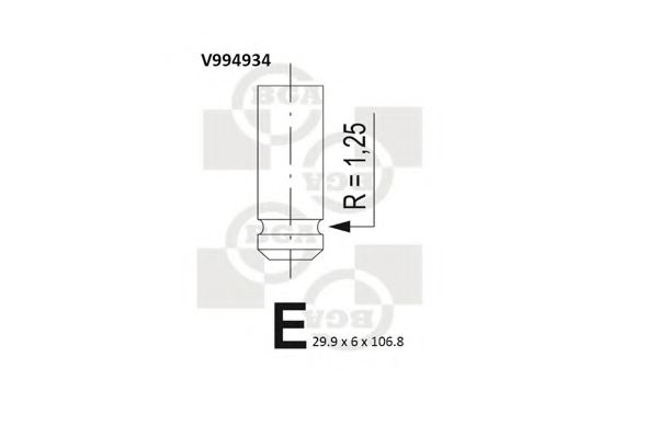 BGA - V994934 - Выпускной клапан (Управление двигателем)