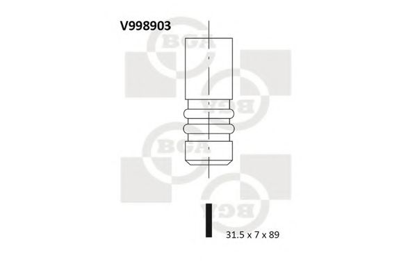 BGA - V998903 - Выпускной клапан (Управление двигателем)