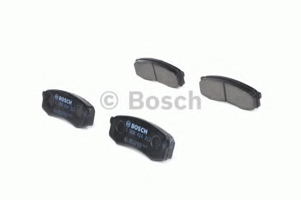 BOSCH - 0 986 424 313 - Комплект тормозных колодок, дисковый тормоз (Тормозная система)