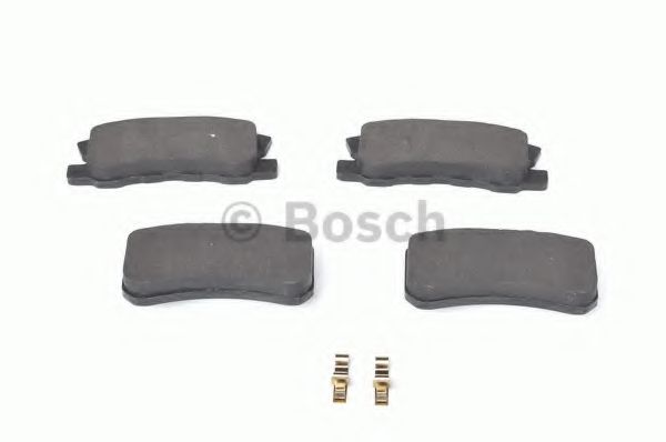 BOSCH - 0 986 424 717 - Комплект тормозных колодок, дисковый тормоз (Тормозная система)