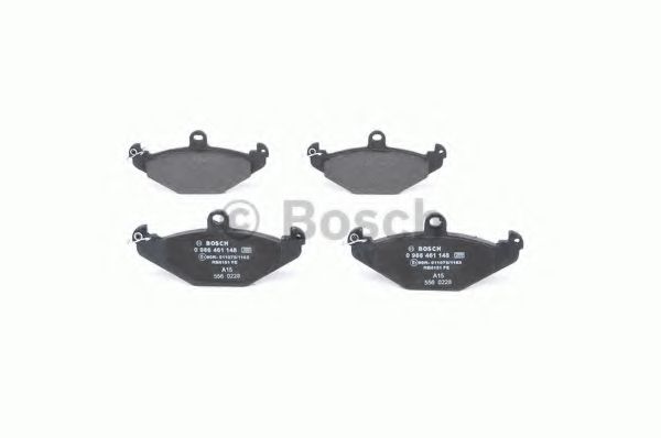 BOSCH - 0 986 461 148 - Комплект тормозных колодок, дисковый тормоз (Тормозная система)