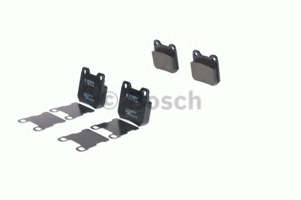 BOSCH - 0 986 490 500 - Комплект тормозных колодок, дисковый тормоз (Тормозная система)