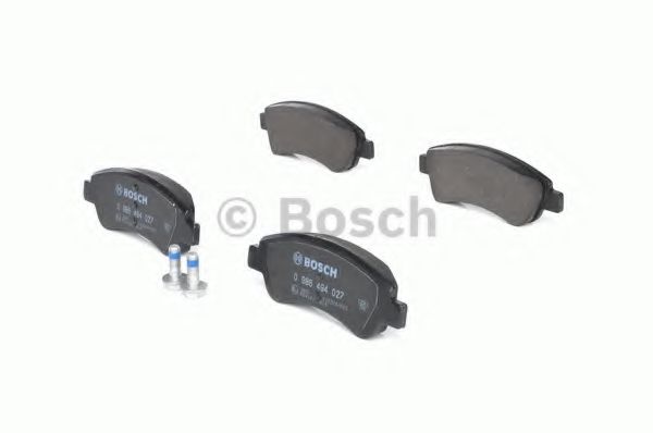 BOSCH - 0 986 494 027 - Комплект тормозных колодок, дисковый тормоз (Тормозная система)