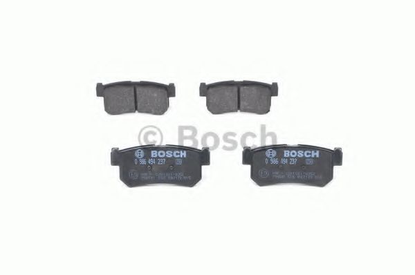 BOSCH - 0 986 494 237 - Комплект тормозных колодок, дисковый тормоз (Тормозная система)