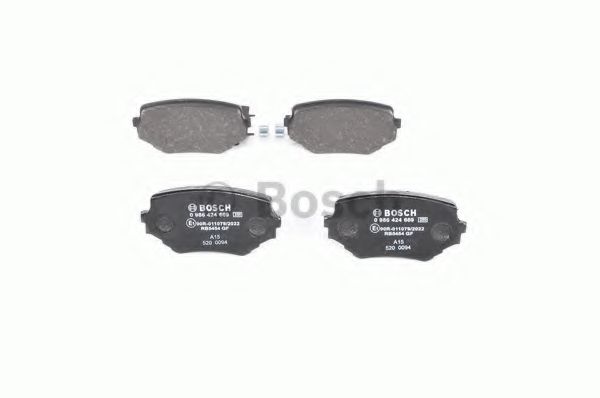 BOSCH - 0 986 424 669 - Комплект тормозных колодок, дисковый тормоз (Тормозная система)