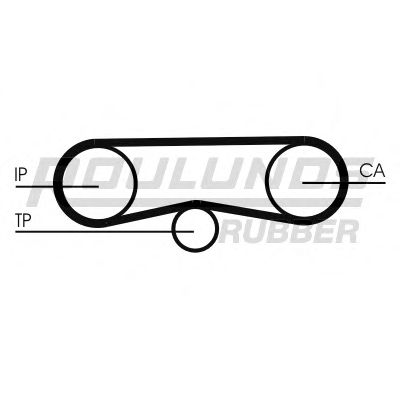 ROULUNDS RUBBER - RR1113K1 - Комплект ремня ГРМ (Ременный привод)