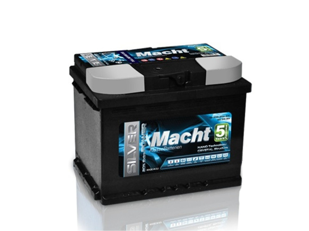 MACHT - 25874 - АКБ SILVER 65Ah 640A R+ 242×175×190 L2 MACHT - 25874 - АКБ SILVER 65Ah 640A R+ 242×175×190 L2