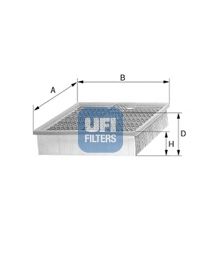 UFI - 30.893.03 - Воздушный фильтр (Система подачи воздуха)