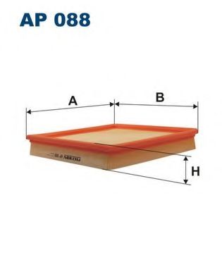 FILTRON - AP088 - Воздушный фильтр (Система подачи воздуха)