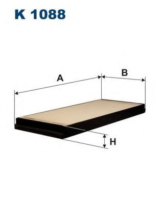 FILTRON - K1088 - Фильтр, воздух во внутренном пространстве (Отопление / вентиляция)