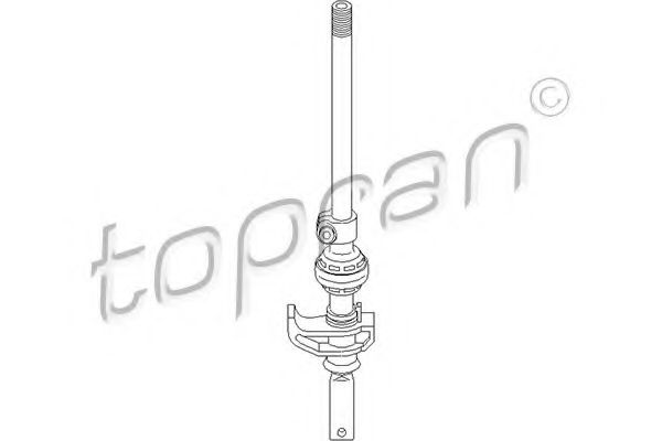 TOPRAN - 109 307 - Шток вилки переключения передач (Ступенчатая коробка передач)