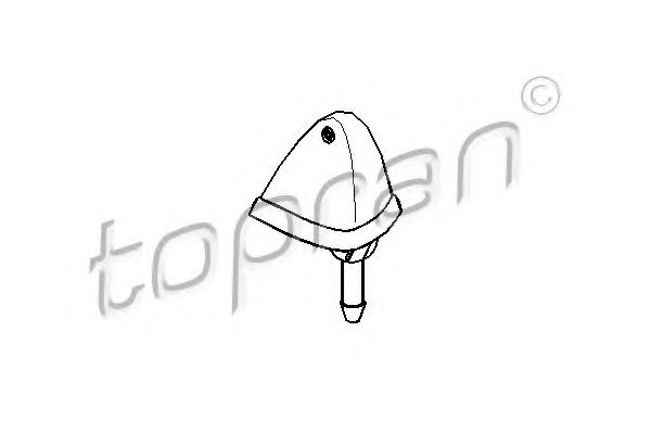TOPRAN - 103 244 - Распылитель воды для чистки, система очистки окон (Система очистки окон)