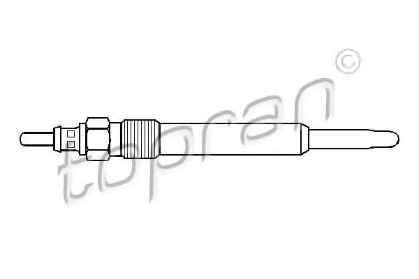 TOPRAN - 400 448 - Свеча накаливания (Система накаливания)