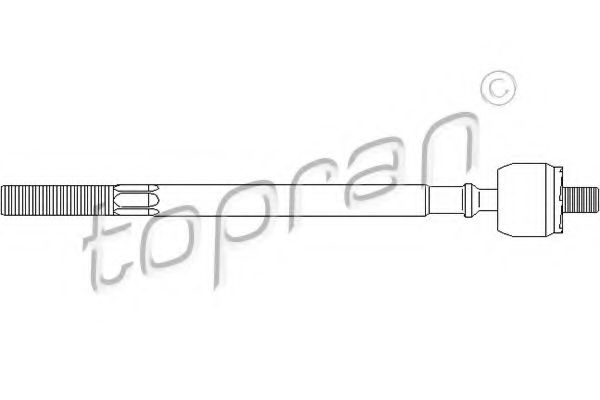 TOPRAN - 700 105 - Осевой шарнир, рулевая тяга (Рулевое управление)