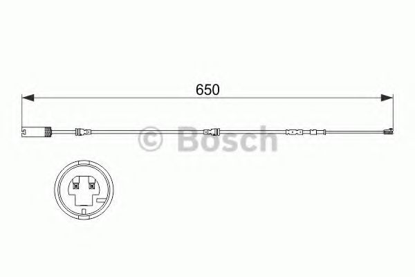 BOSCH - 1 987 473 513 - Сигнализатор, износ тормозных колодок (Тормозная система)