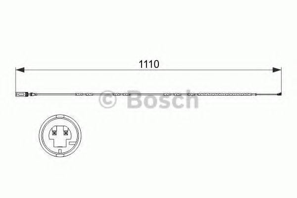 BOSCH - 1 987 473 515 - Сигнализатор, износ тормозных колодок (Тормозная система)