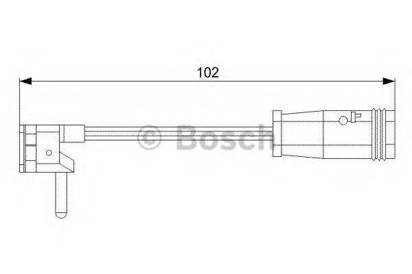 BOSCH - 1 987 473 019 - Сигнализатор, износ тормозных колодок (Тормозная система)