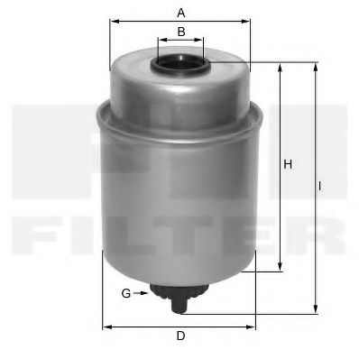 FIL FILTER - ZP 8039 F - Топливный фильтр (Система подачи топлива)