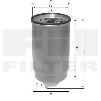 FIL FILTER - MF 996 A - Топливный фильтр (Система подачи топлива)