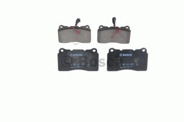 BOSCH - 0 986 424 577 - Комплект тормозных колодок, дисковый тормоз (Тормозная система)