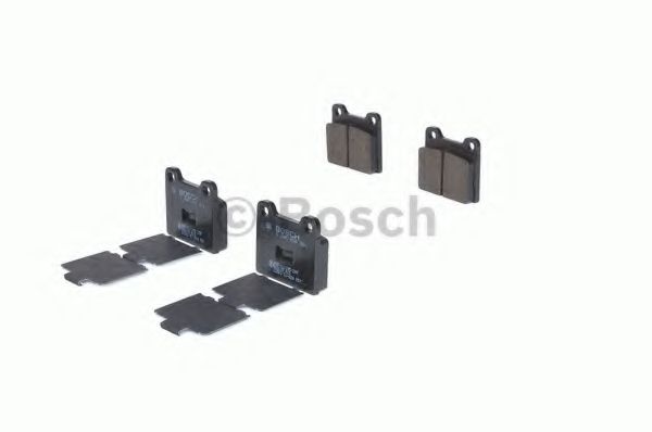 BOSCH - 0 986 466 302 - Комплект тормозных колодок, дисковый тормоз (Тормозная система)