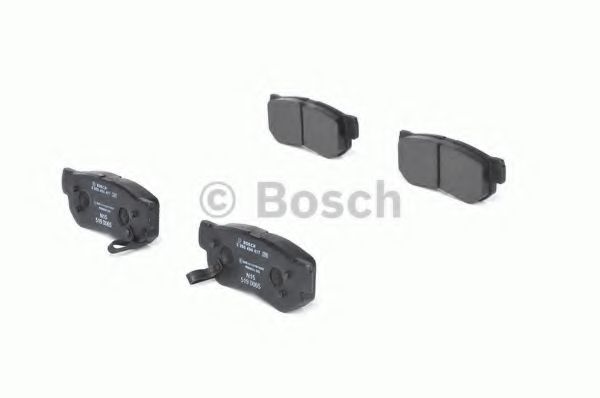 BOSCH - 0 986 494 417 - Комплект тормозных колодок, дисковый тормоз (Тормозная система)