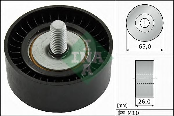 INA - 532 0479 10 - Паразитный / ведущий ролик, поликлиновой ремень (Ременный привод)