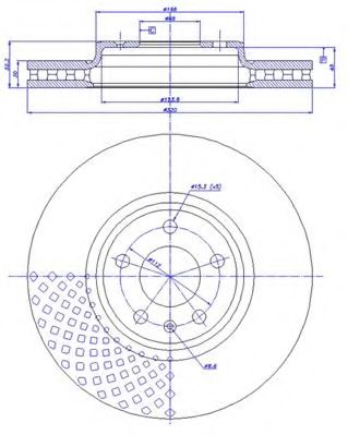 CAR - 142.1309 - Тормозной диск (Тормозная система)