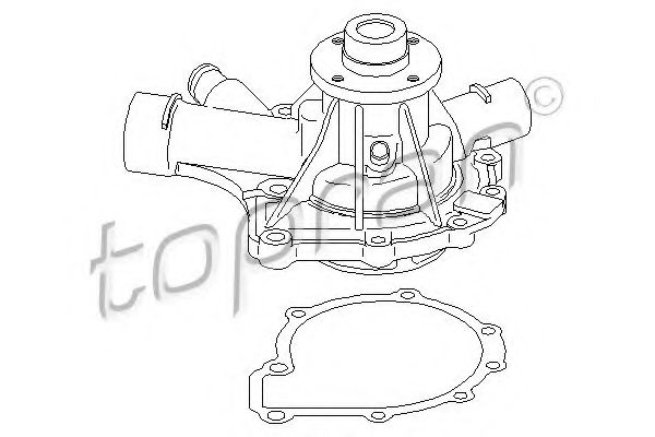 TOPRAN - 401 176 - Водяной насос (Охлаждение)