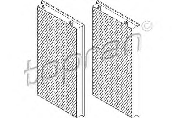 TOPRAN - 501 646 - Фильтр, воздух во внутренном пространстве (Отопление / вентиляция)