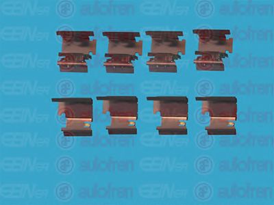 AUTOFREN SEINSA - D42343A - Комплектующие, колодки дискового тормоза (Тормозная система)