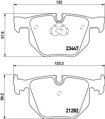 HELLA PAGID - 8DB 355 009-331 - Комплект тормозных колодок, дисковый тормоз (Тормозная система)