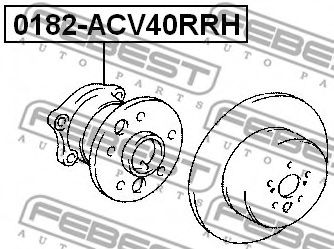 FEBEST - 0182-ACV40RRH - Ступица колеса (Подвеска колеса)