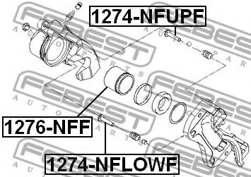 FEBEST - 1274-NFUPF - Направляющий болт, корпус скобы тормоза (Тормозная система)