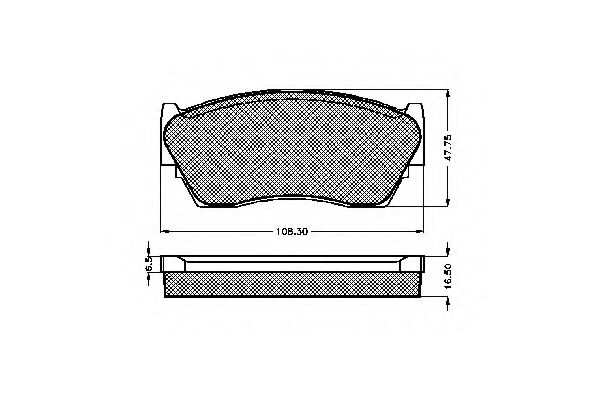 SPIDAN - 31821 - Комплект тормозных колодок, дисковый тормоз