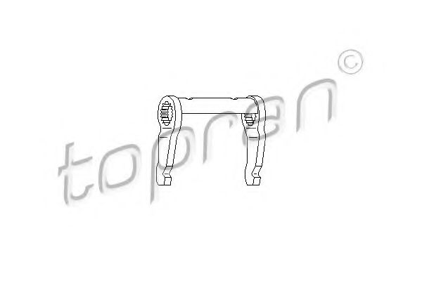 TOPRAN - 107 293 - Возвратная вилка, система сцепления (Система сцепления)
