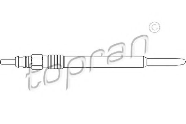 TOPRAN - 400 449 - Свеча накаливания (Система накаливания)