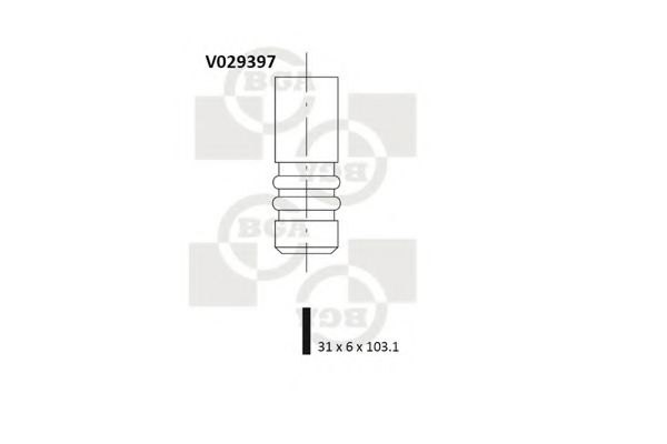 BGA - V029397 - Впускной клапан (Управление двигателем)