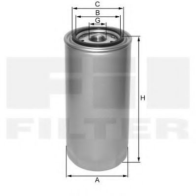 FIL FILTER - ZP 516 F - Топливный фильтр (Система подачи топлива)